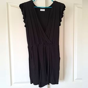 Maurices 24/7 Black Romper Size Medium